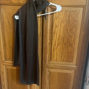 Calvin Klein Brown and Gray Scarf